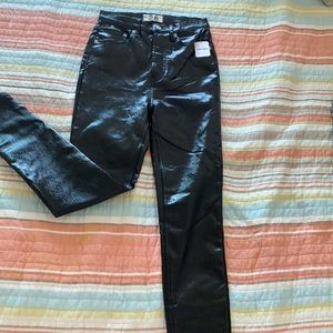 Free People Leather Pants